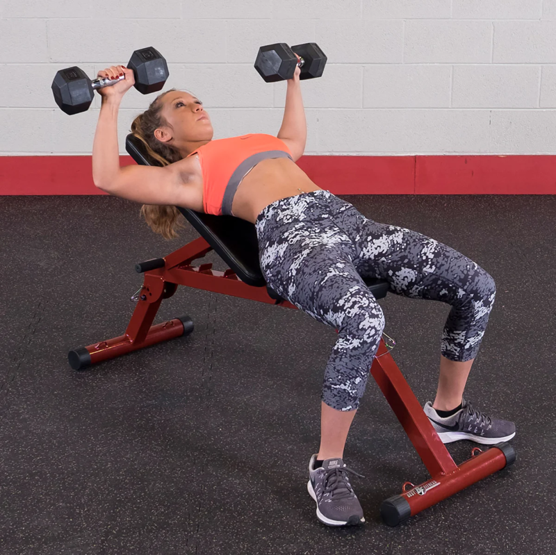 Best Fitness BFFID10 - Banc de musculation pliable -10° à 70° – Image 2
