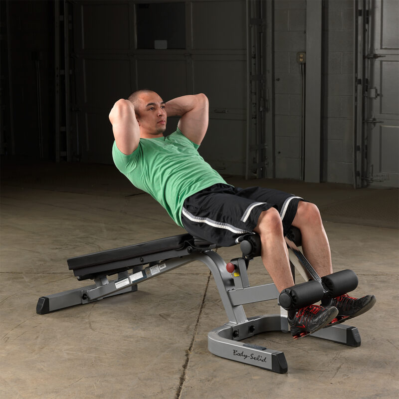 Body Solid GFID71 Banc de musculation pro, multi position 5