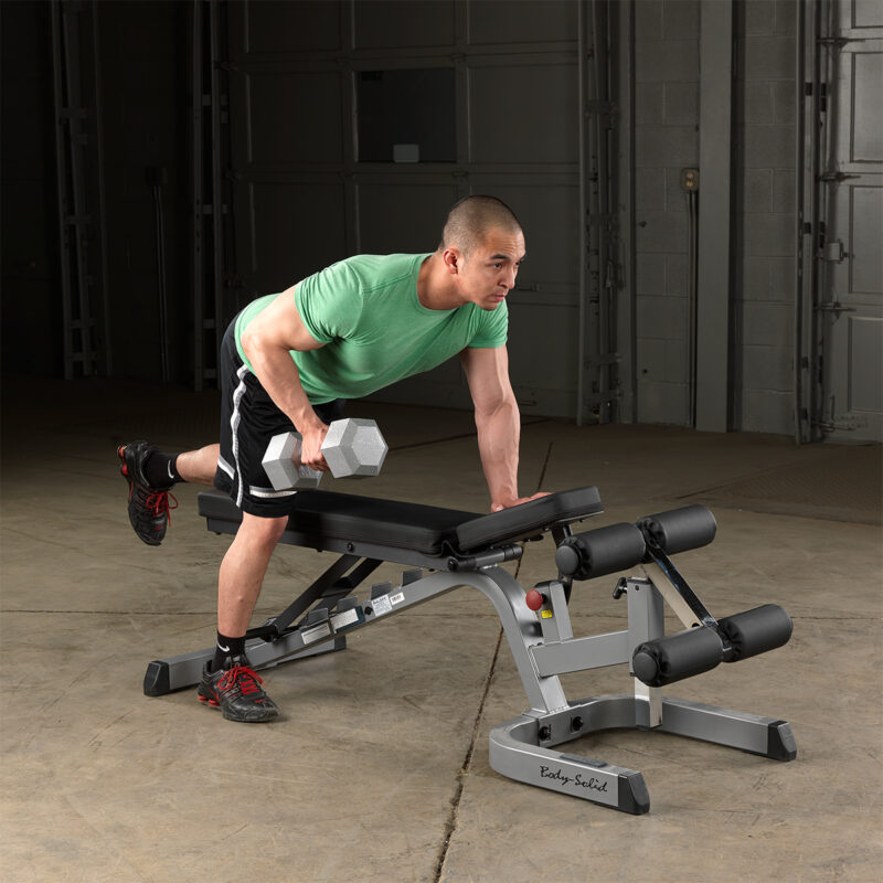 Body Solid GFID71 Banc de musculation pro, multi position 7