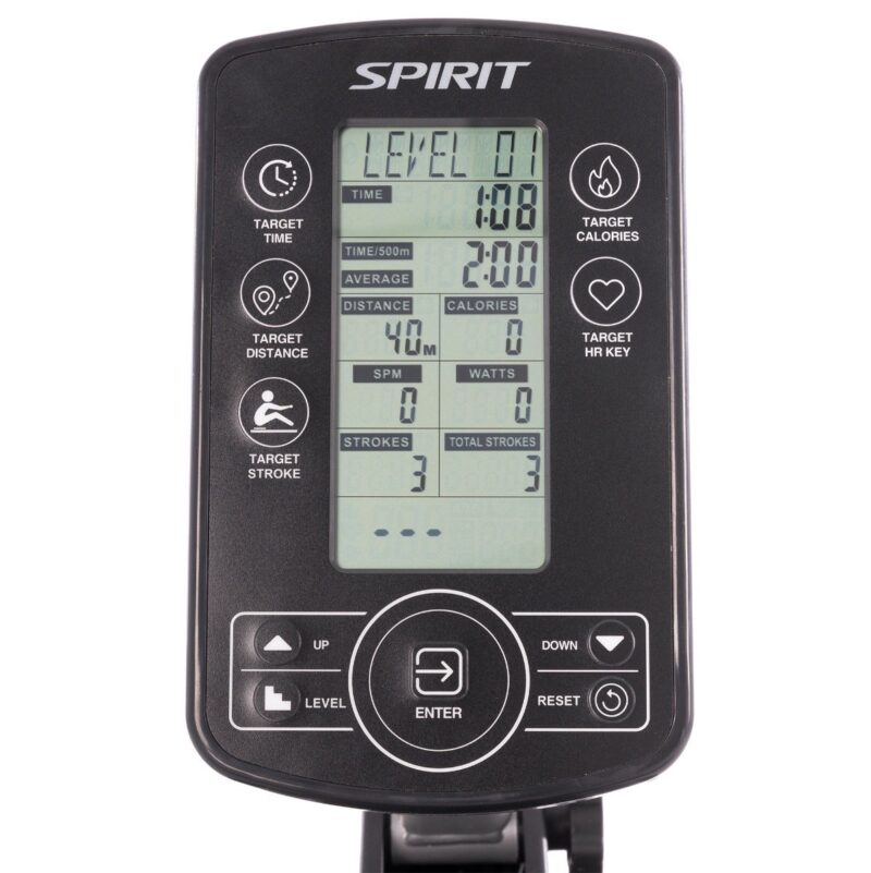 Spirit Fitness CRW800H2O Rameur résistance à eau - sangle cardio – Image 10