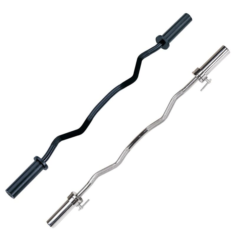 Barre Olympique EZ Curl de 120 cm - OLEZCB120