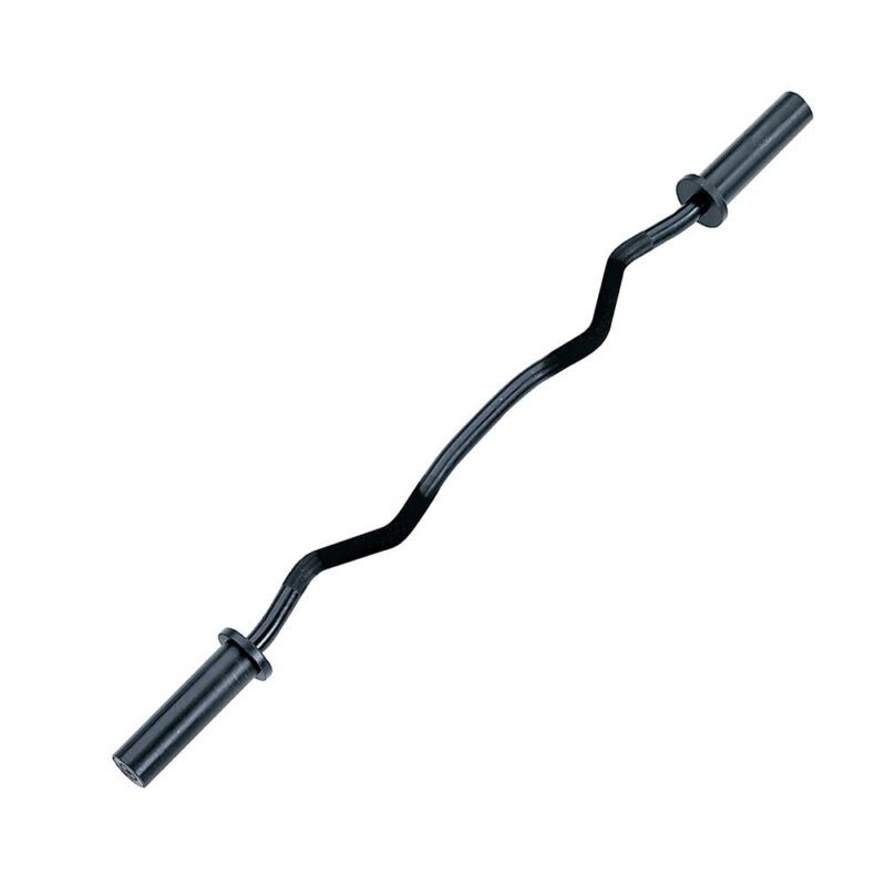 Barre Olympique EZ Curl de 120 cm - OLEZCB120 – Image 2