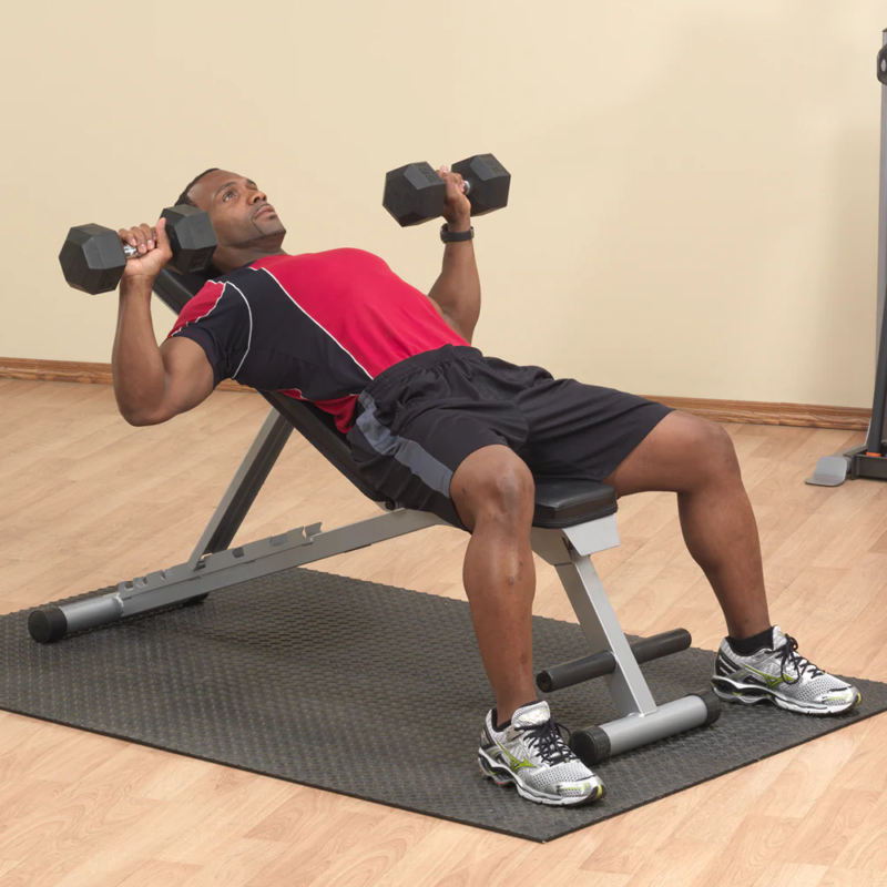 Powerline PFID125X Banc de musculation incliné décliné pliable – Image 5