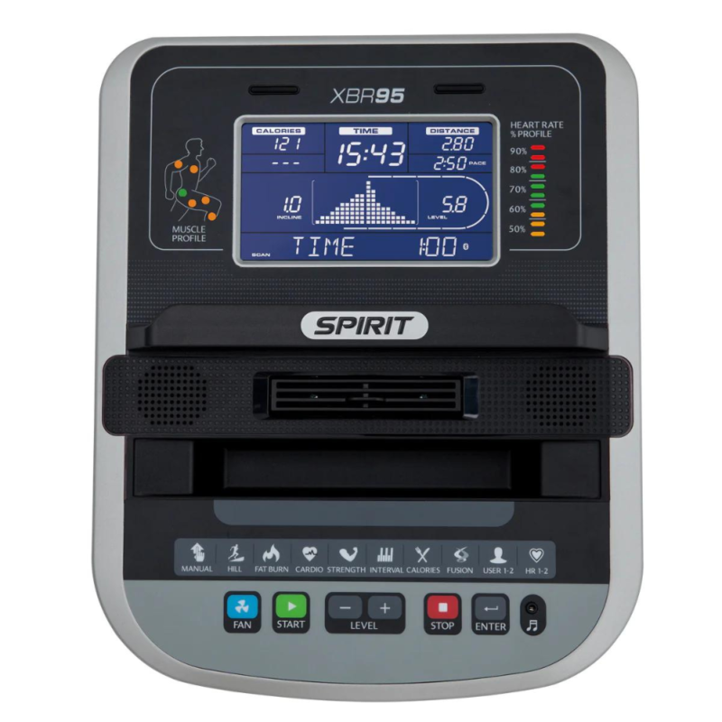 Spirit Fitness XBR95 - Vélo Semi Allongé - Couché – Image 6